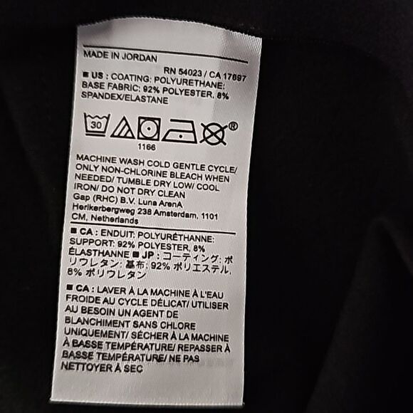 Banana Republic Factory Vegan Leather Legging, Black, Size Small, NWT - Picture 7 of 10